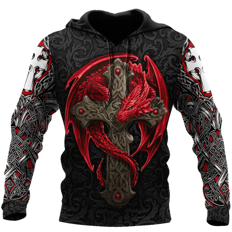 Fashion Red Dragon Cross Tattoo 3D Printed Men's Hoodie and Sweatshirt Fall Unisex Zip Hoodie Casual Harajuku Sweatshirt
Fashion Red Dragon Cross Tattoo 3D Printed Men's Hoodie and Sweatshirt Fall Unisex Zip Hoodie Casual Harajuku Sweatshirt