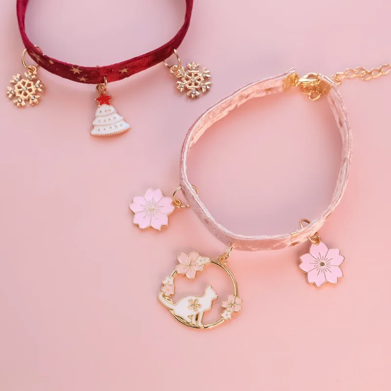 Pet Collar Kitten Dog Velvet Necklace Starry Jewelry Cartoon Cute Cat Collar Bell Adjustable Necklace for Cats Puppy Accessories
Pet Collar Kitten Dog Velvet Necklace Starry Jewelry Cartoon Cute Cat Collar Bell Adjustable Necklace for Cats Puppy Accessories