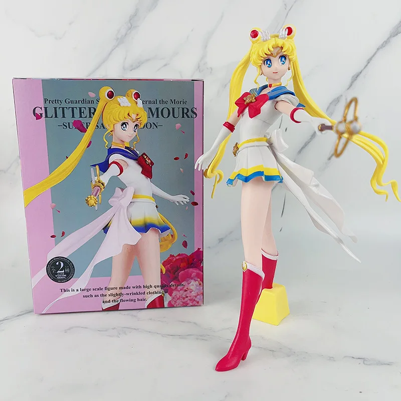 Фигурка аниме Сейлор Мун Tsukino Usagi, принцесса спокойствие, периферийная экшн-фигурка, модель игрушки, украшения
Фигурка аниме Сейлор Мун Tsukino Usagi, принцесса спокойствие, периферийная экшн-фигурка, модель игрушки, украшения