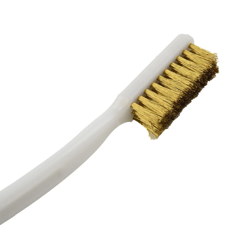 Supplies Useful Practical Durable Brass Wire Brush 17.5*1.2*2cm Cleaning For Industrial Devices Polishing Home
Supplies Useful Practical Durable Brass Wire Brush 17.5*1.2*2cm Cleaning For Industrial Devices Polishing Home