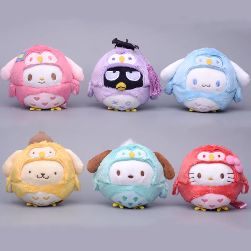 Sanrio Kawali Kuromi Hello Kitty My Melody Cinnamoroll Pillow Plush Toys birds Keychain Stuffed Doll for christmas gift
Sanrio Kawali Kuromi Hello Kitty My Melody Cinnamoroll Pillow Plush Toys birds Keychain Stuffed Doll for christmas gift