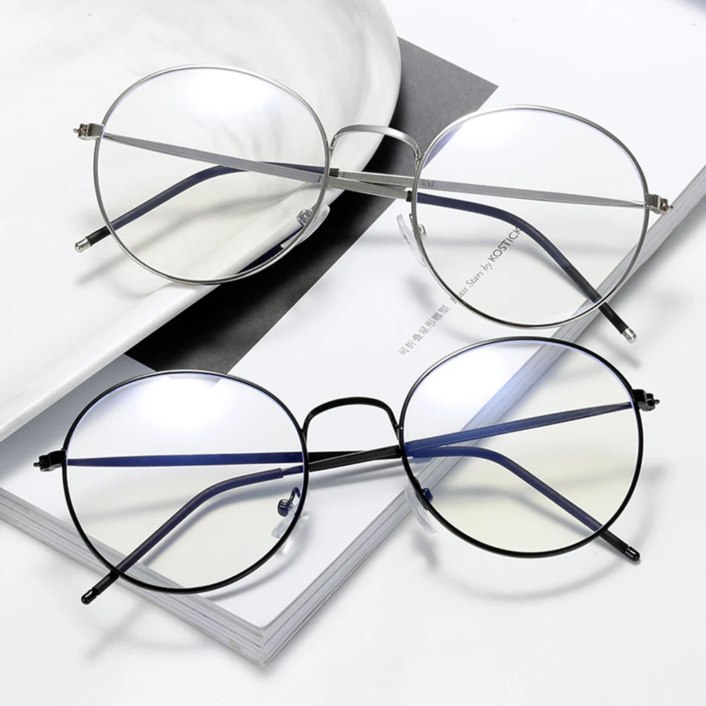 Fashion Classic Metal Anti-Blue Light Glasses Women Men Vintage Round Frame Computer Game Goggles Blue Ray Blocking Eyeglasses
Fashion Classic Metal Anti-Blue Light Glasses Women Men Vintage Round Frame Computer Game Goggles Blue Ray Blocking Eyeglasses