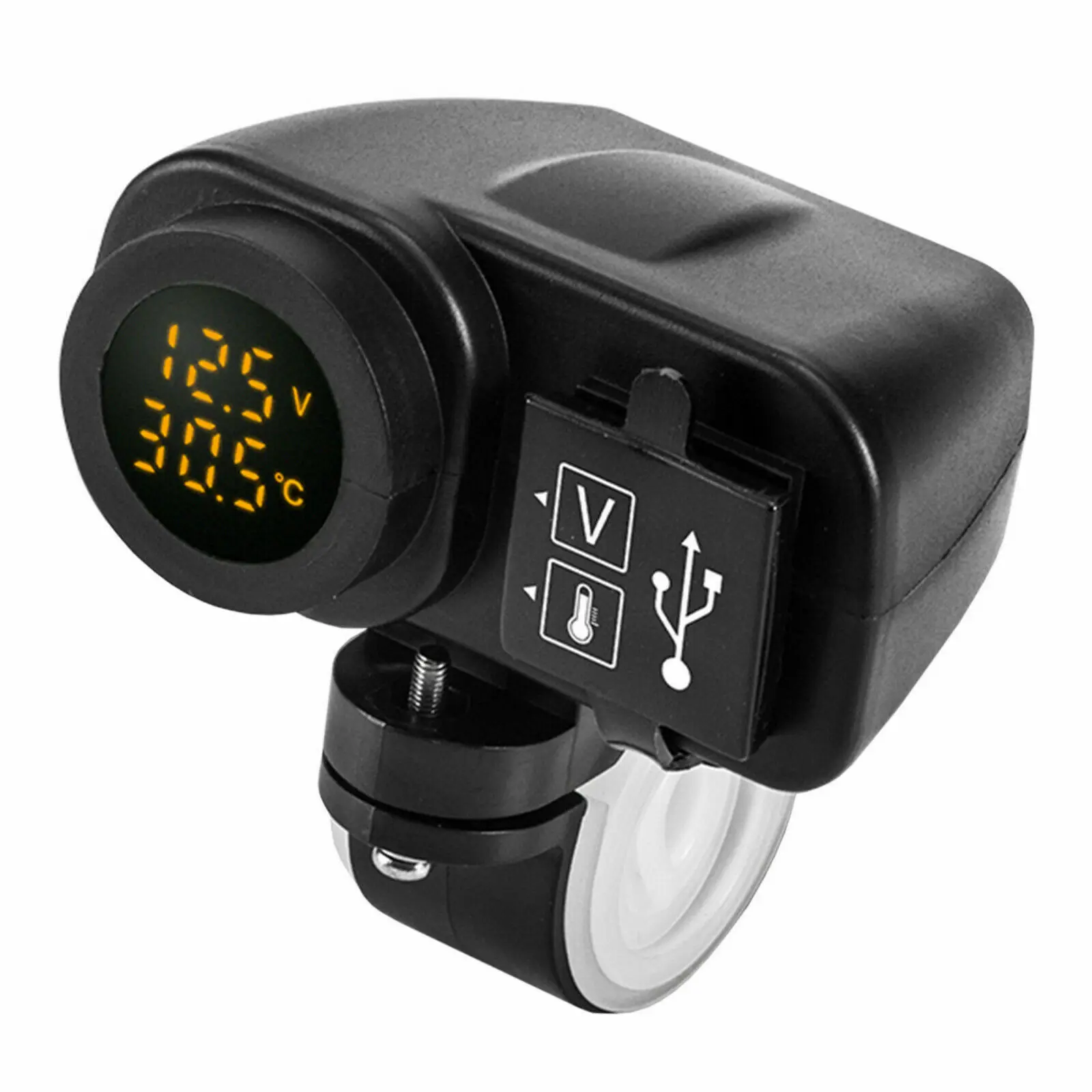 12V-24V 3 In 1 Motorcycle 4.2A USB Phone Charger LED Voltmeter Temperature Motorcycle Bike Car Battery Charger Units Parts
12V-24V 3 In 1 Motorcycle 4.2A USB Phone Charger LED Voltmeter Temperature Motorcycle Bike Car Battery Charger Units Parts