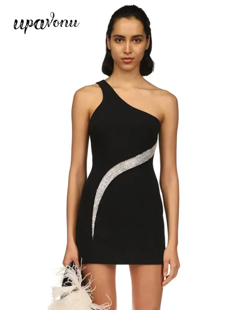 Sexy Women Summer Dresses 2022 Fashion White One Shoulder Sleeveless Bodycon Diamond Mini Bandage Dresses Evening Party Vestidos
Sexy Women Summer Dresses 2022 Fashion White One Shoulder Sleeveless Bodycon Diamond Mini Bandage Dresses Evening Party Vestidos