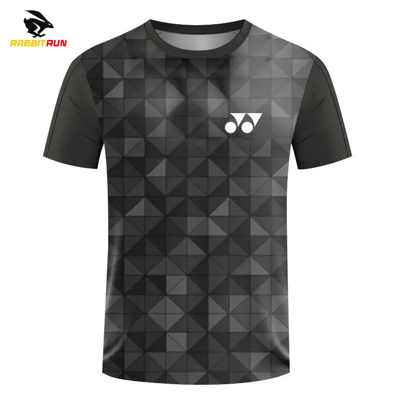 

Men's T-shirt Customize Quick Drying Tee Shirt Badminton Uniforms Table Tennis Clothes Printed T-shirt Boys Breathable Sport