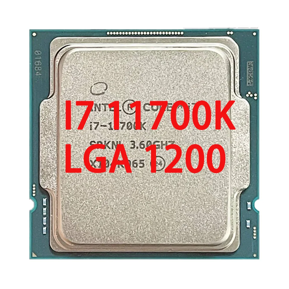 For Intel Core i7-11700K i7 11700K CPU Processor L3=16M 125W 3.6 GHz Eight-Core 16-Thread LGA 1200
For Intel Core i7-11700K i7 11700K CPU Processor L3=16M 125W 3.6 GHz Eight-Core 16-Thread LGA 1200