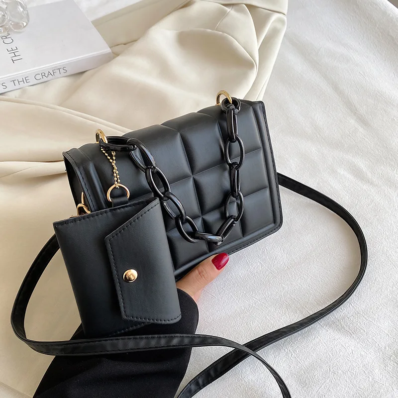 Fashion Plaid Crossbody Bags For Women Acrylic Chain Shoulder Bag Square Female Handbags And Purses Women's Bags
Fashion Plaid Crossbody Bags For Women Acrylic Chain Shoulder Bag Square Female Handbags And Purses Women's Bags