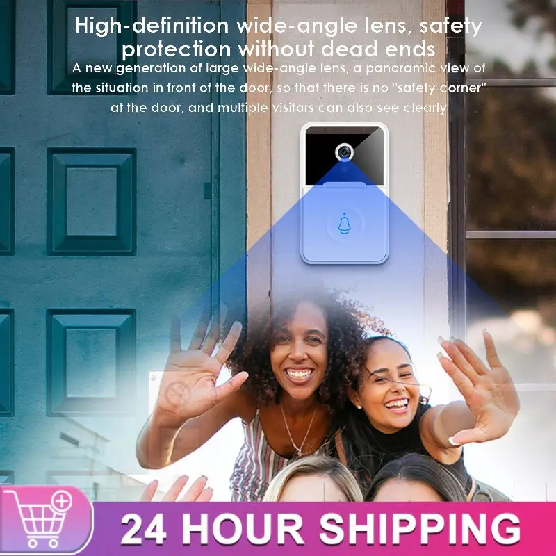 Multi-function Wireless Video Doorbell Variable Sound Two-way Intercom Video Camera Ir Night Vision Alkaline Battery Wireless
Multi-function Wireless Video Doorbell Variable Sound Two-way Intercom Video Camera Ir Night Vision Alkaline Battery Wireless