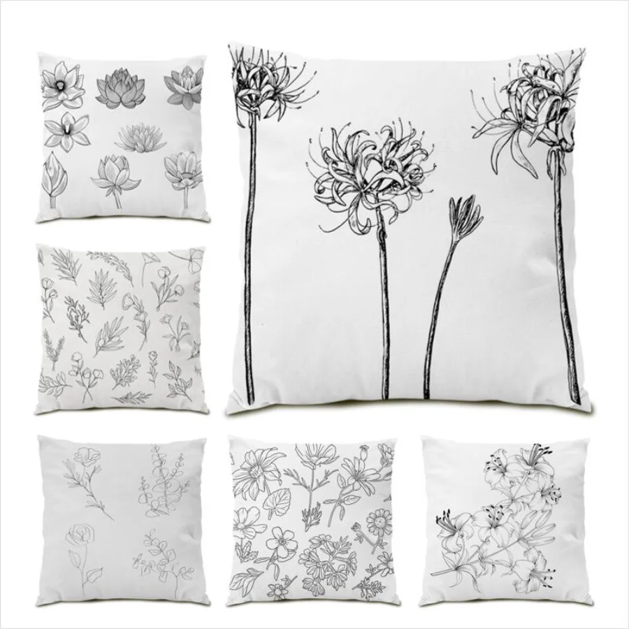 New Cushion Cover 45x45 Flocking Leaf Decoration Home Living Room Polyester Linen Office Pillow Case Tropical Palm Nordic E0718
New Cushion Cover 45x45 Flocking Leaf Decoration Home Living Room Polyester Linen Office Pillow Case Tropical Palm Nordic E0718