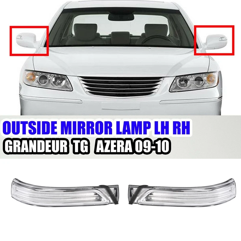 876143L700 876143L710 Car Outside Mirror Lamp LH RH For Hyundai GRANDEUR AZERA 2009-2010
876143L700 876143L710 Car Outside Mirror Lamp LH RH For Hyundai GRANDEUR AZERA 2009-2010