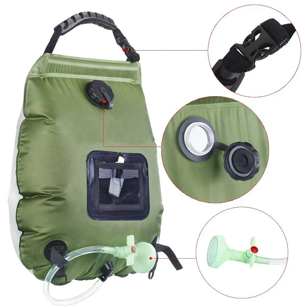 Bag Heating Head Camping Hose Water Bag Bathing Storage Shower Switchable Portable Shower Bathing Hiking Outdoor Bag Solar
Bag Heating Head Camping Hose Water Bag Bathing Storage Shower Switchable Portable Shower Bathing Hiking Outdoor Bag Solar