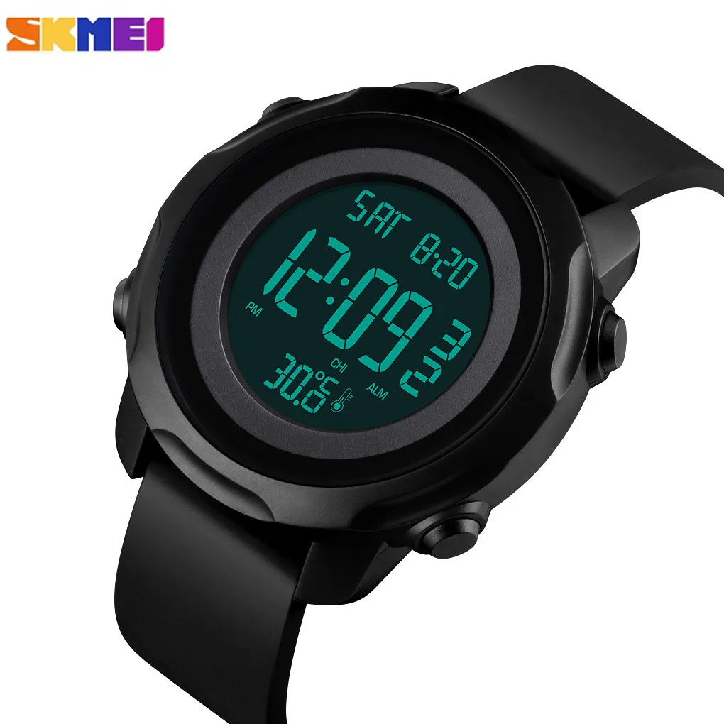 SKMEI Body Ambient Temperature Mens Watches Fitness 2 Time Digital Men Wristwatches Waterproof Healthy Tracker montre homme 1682
SKMEI Body Ambient Temperature Mens Watches Fitness 2 Time Digital Men Wristwatches Waterproof Healthy Tracker montre homme 1682