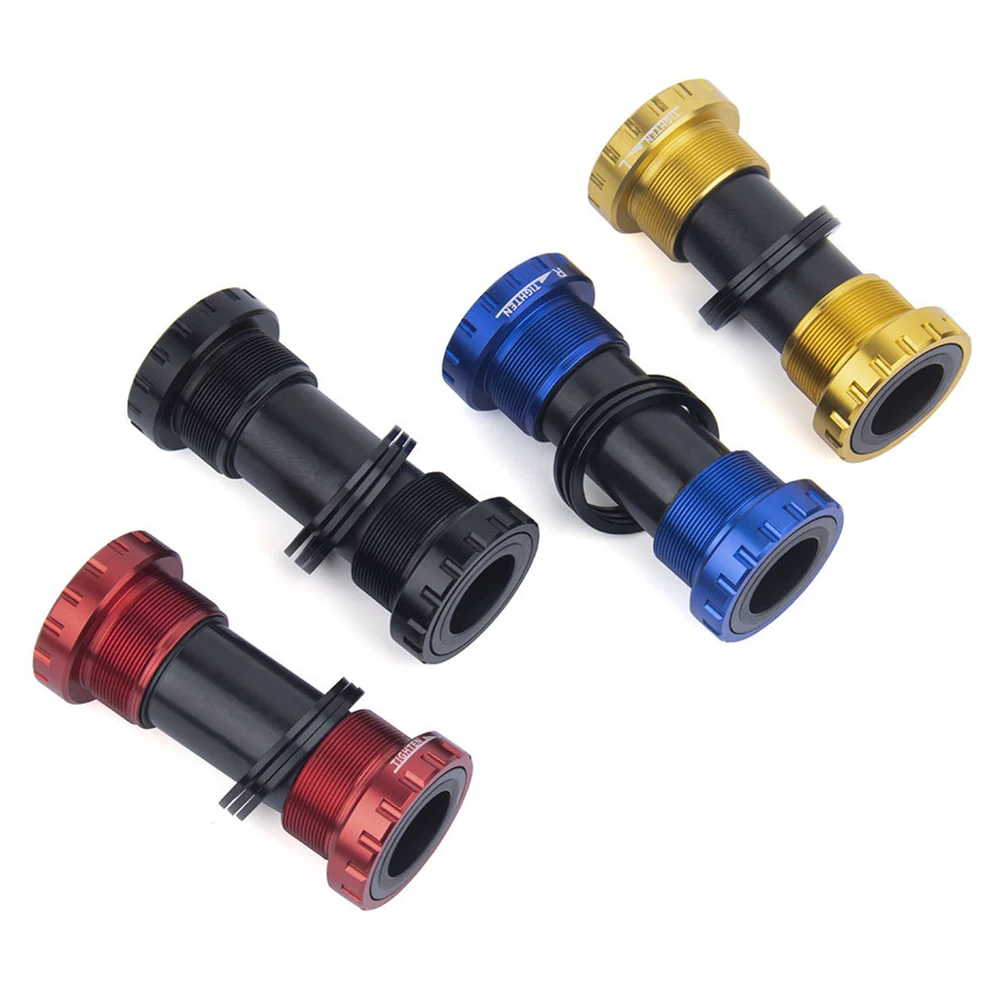 

MTB Road Bike Bicycle BB91 Threaded Bottom Bracket 68-110mm For-Shimano ID24mm Spline Axis Wrench MTB Road Bike Waterproof