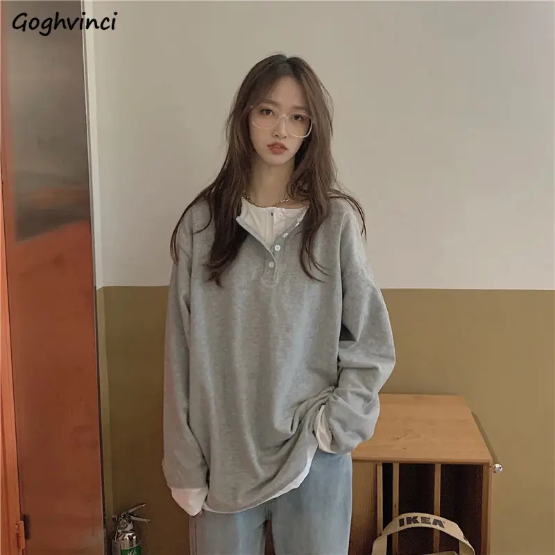T-shirts Women Simple Basic Patchwork New Design Spring Fake Two Pieces Футболка College All-match Casual Trendy Elegant Female
T-shirts Women Simple Basic Patchwork New Design Spring Fake Two Pieces Футболка College All-match Casual Trendy Elegant Female