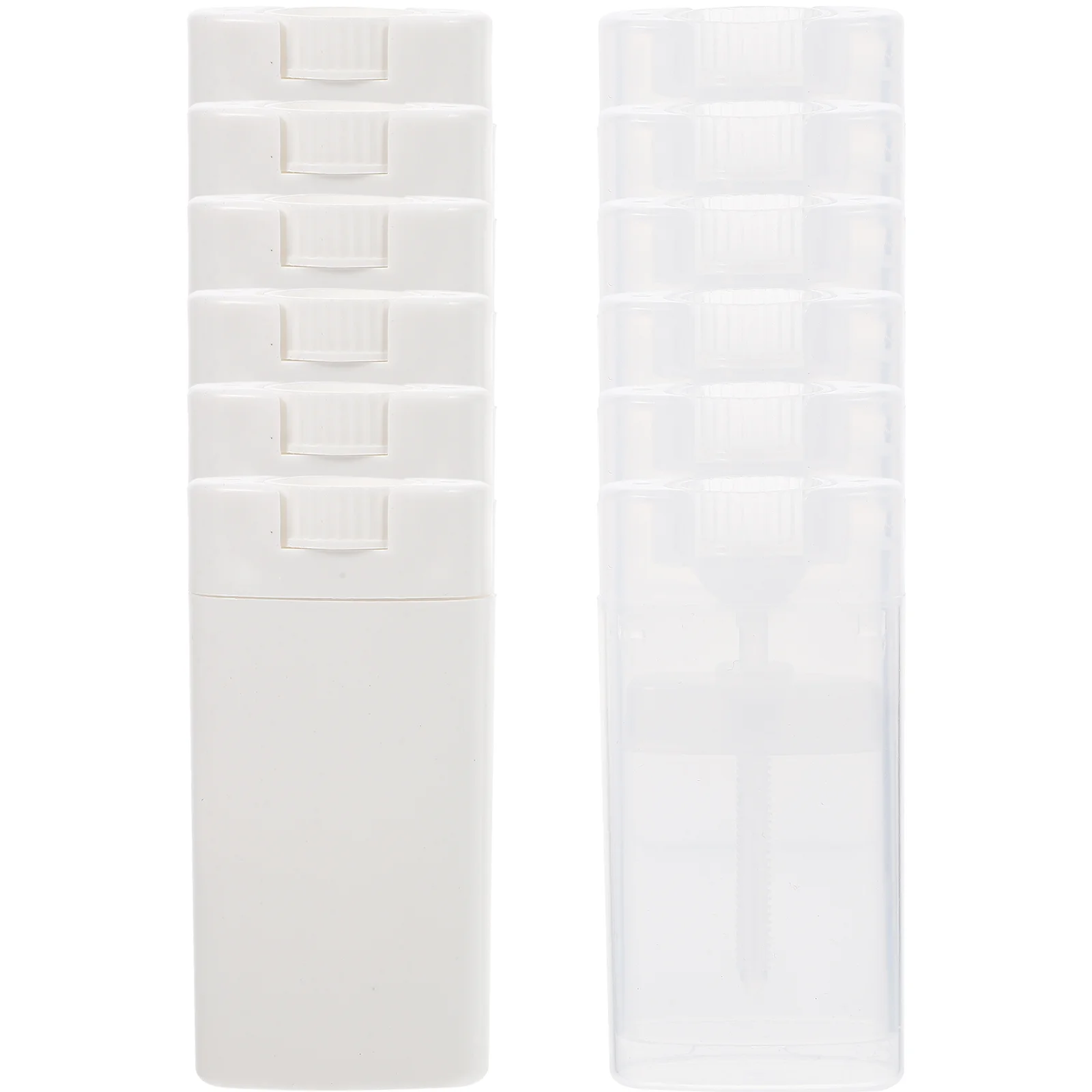 12 Pcs Plastic Containers Deodorant Cream Bottle Refillable Bottles Essential Oil Lipstick Tube Dispenser Empty Travel
12 Pcs Plastic Containers Deodorant Cream Bottle Refillable Bottles Essential Oil Lipstick Tube Dispenser Empty Travel