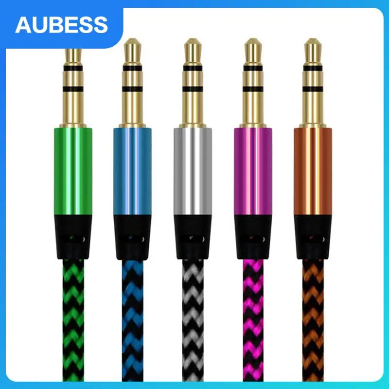 1m Nylon Audio Video Aux Cable Line Cord 3.5mm Plug Male Cable Kabel Audio Cable Kabel Line Cord Auto Car Audio 
1m Nylon Audio Video Aux Cable Line Cord 3.5mm Plug Male Cable Kabel Audio Cable Kabel Line Cord Auto Car Audio