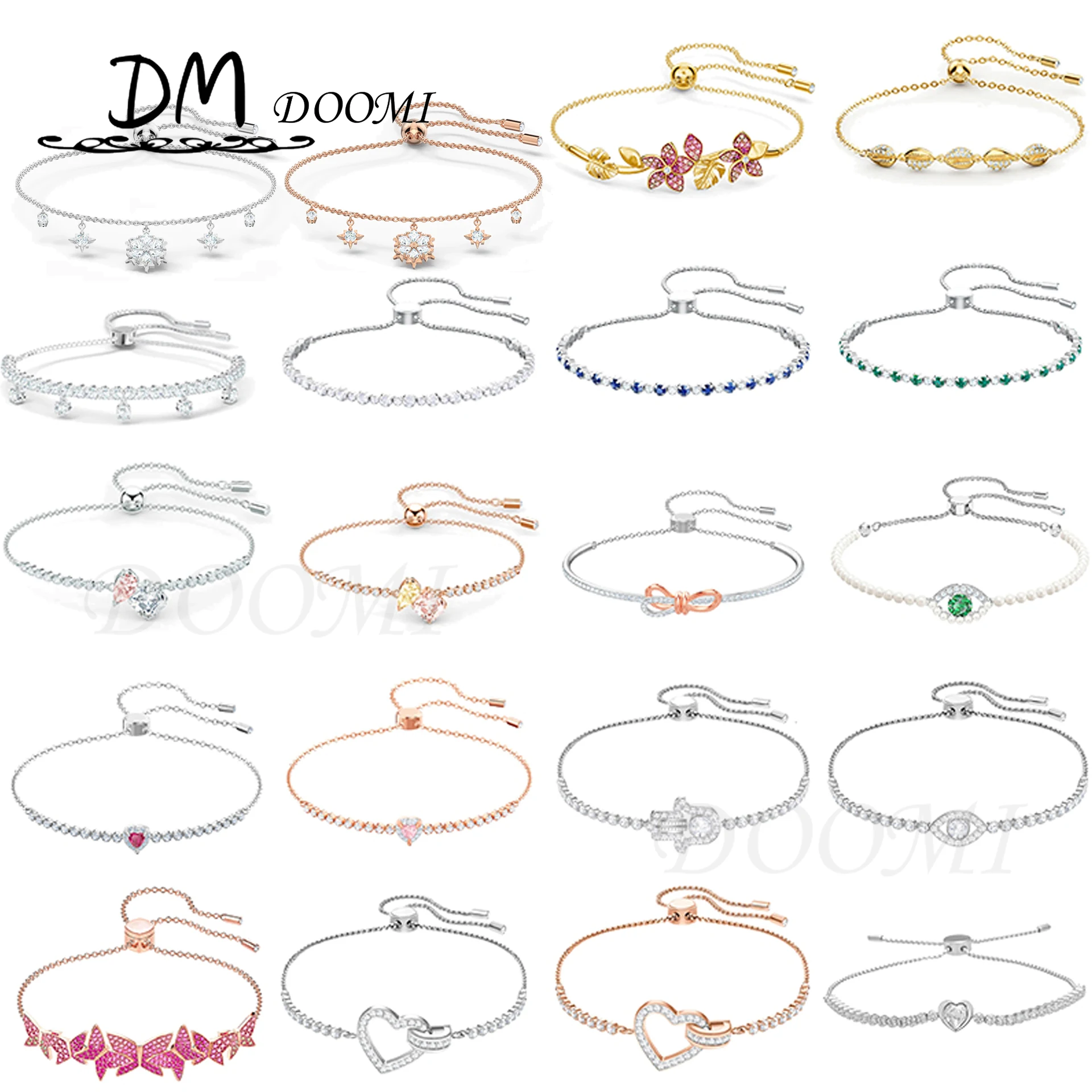 Swa Fashion Jewelry Premium Ladies Bracelet Exquisite Crystal Sparkling Glamour Girls Gift Luxury Vintage Bracelet Women
Swa Fashion Jewelry Premium Ladies Bracelet Exquisite Crystal Sparkling Glamour Girls Gift Luxury Vintage Bracelet Women