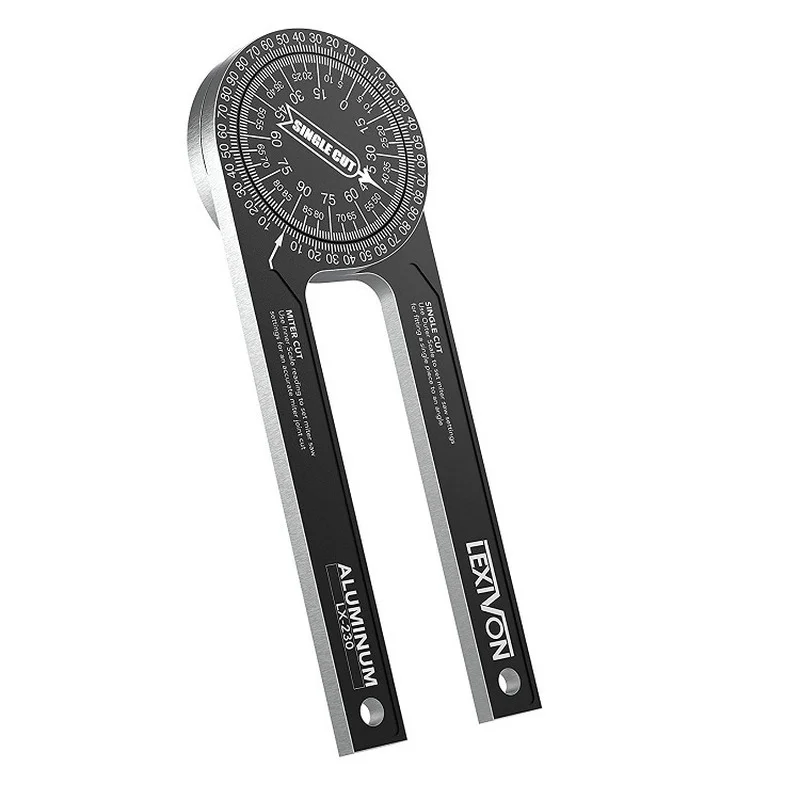 Woodworking Scale Mitre Saw Protractor 360° Angle Level with Pencil Carpenter Angle Finder Measuring Ruler Meter Gauge Tools
Woodworking Scale Mitre Saw Protractor 360° Angle Level with Pencil Carpenter Angle Finder Measuring Ruler Meter Gauge Tools