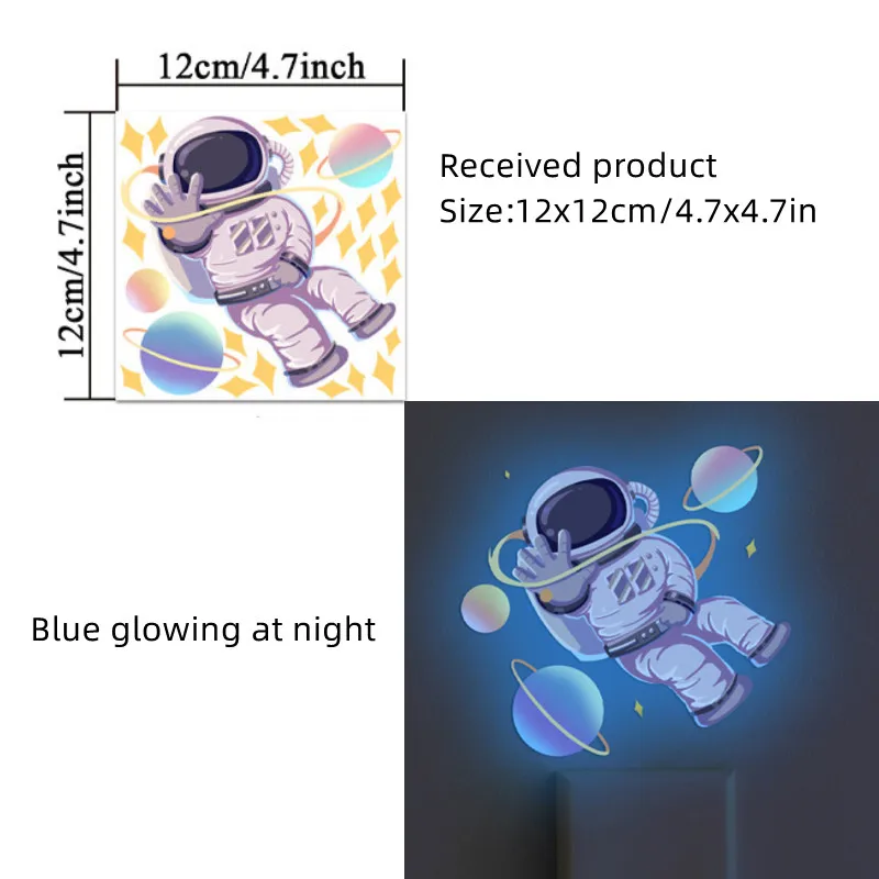 Светящиеся наклейки на стену в виде астронавта, декор детской комнаты, наклейки с рисунком планета, мультяшный Кот, флуоресцентная Радуга для домашнего переключателя
Светящиеся наклейки на стену в виде астронавта, декор детской комнаты, наклейки с рисунком планета, мультяшный Кот, флуоресцентная Радуга для домашнего переключателя