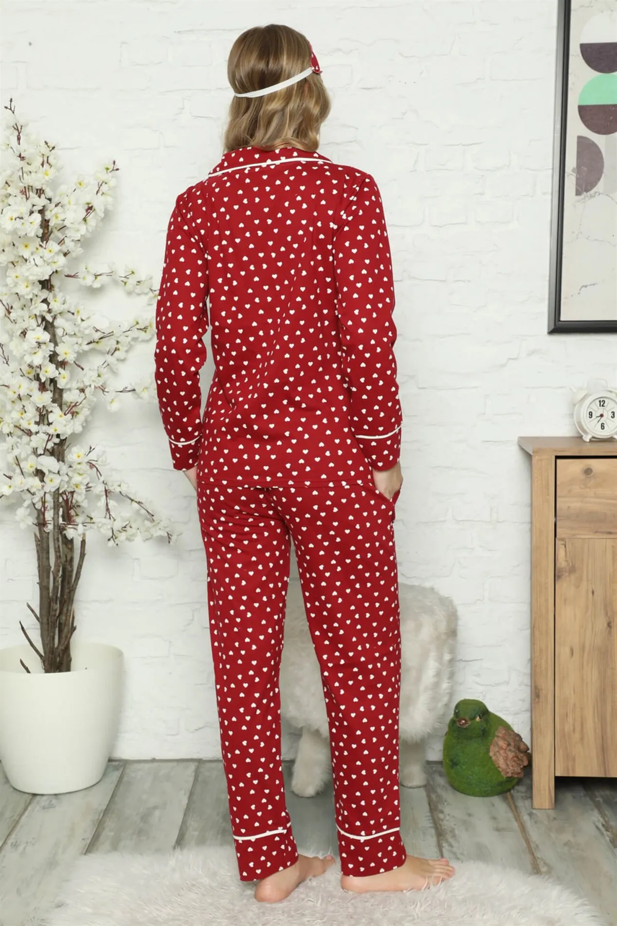 Fashion Cartoon Women 'S 100 Cotton Combed Cotton Front Button Long Sleeve Pajamas Suit 2729
Fashion Cartoon Women 'S 100 Cotton Combed Cotton Front Button Long Sleeve Pajamas Suit 2729