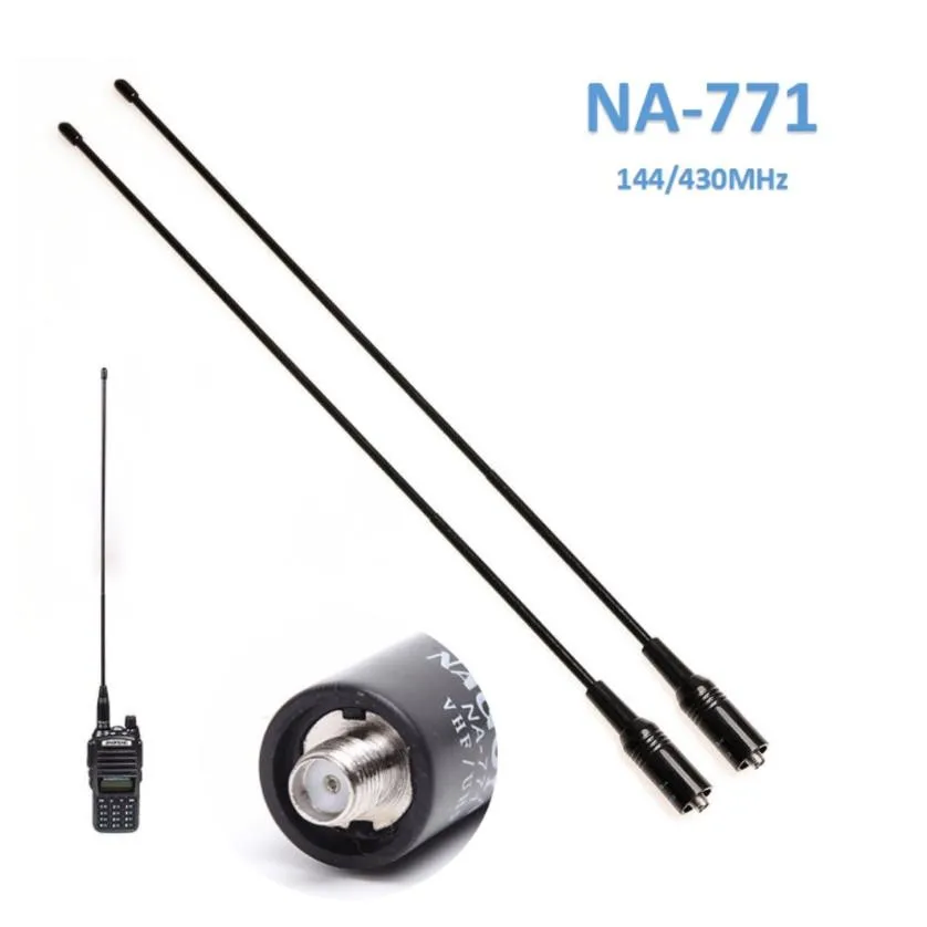 2Pcs For Baofeng UV5R UV-82 Band ANTENNA 144/430MHz Dual NA771 SMA Female 10W Handheld Radio Dual-band Antenna
2Pcs For Baofeng UV5R UV-82 Band ANTENNA 144/430MHz Dual NA771 SMA Female 10W Handheld Radio Dual-band Antenna
