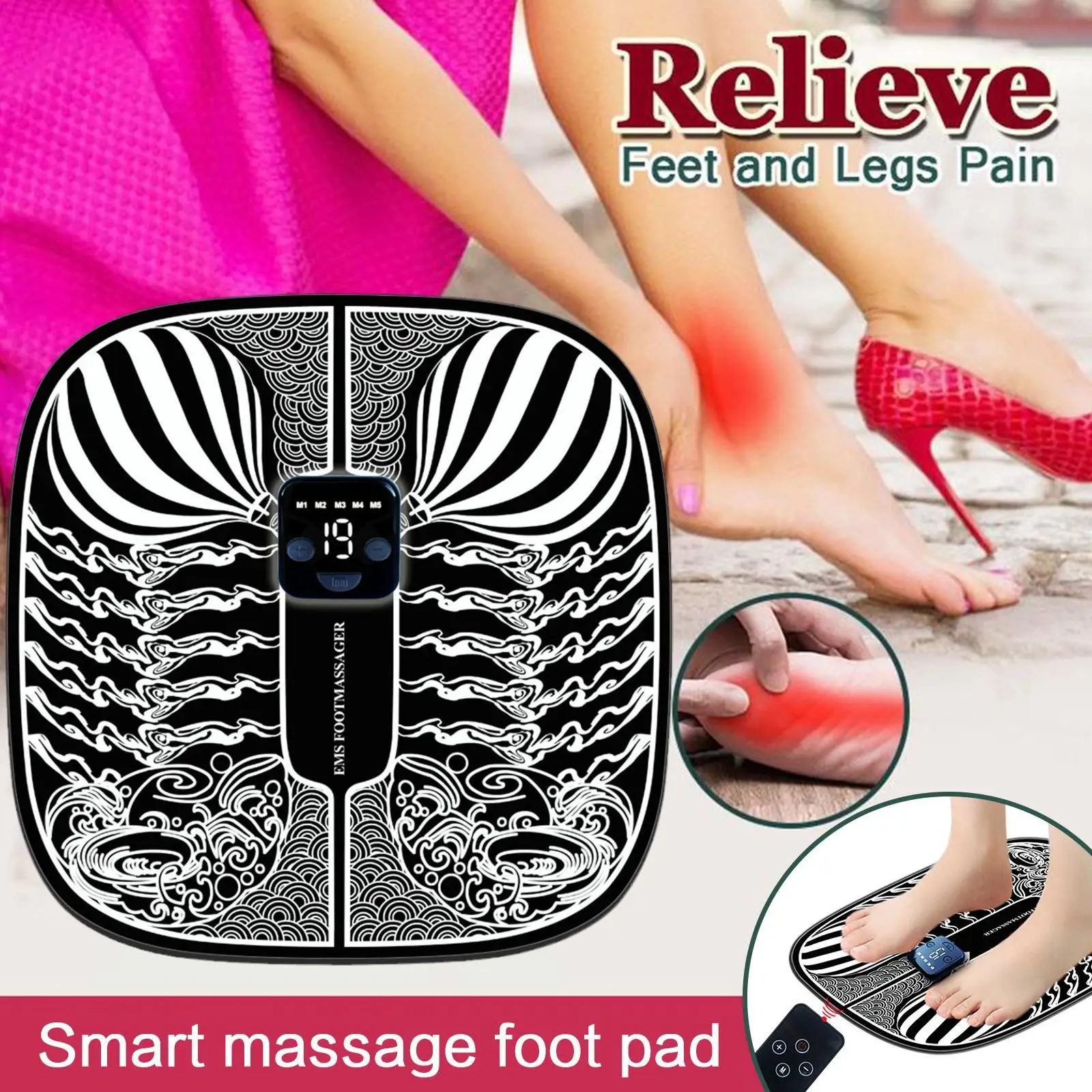 Intelligent Massage Foot Cushion Foot Pulse Physiotherapy Micro Current Foot Acupoint Massager Foot Care Leg Shaping
Intelligent Massage Foot Cushion Foot Pulse Physiotherapy Micro Current Foot Acupoint Massager Foot Care Leg Shaping