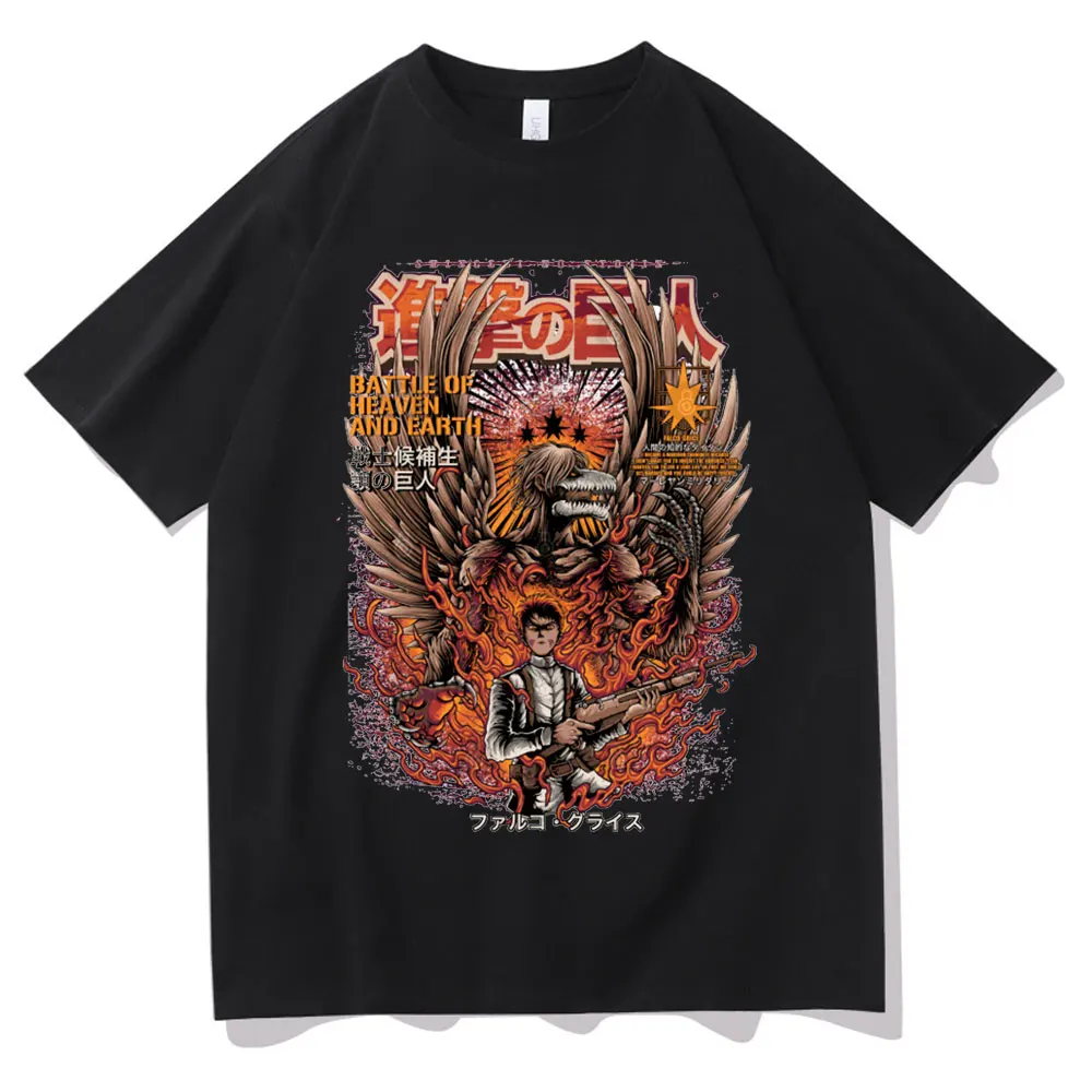 Japanese Anime Attack on Titan Eren Yeager T Shirt Men Women Fashion Hip Hop Street Tshirt Mens Cotton T-shirts Man Streetwear
Japanese Anime Attack on Titan Eren Yeager T Shirt Men Women Fashion Hip Hop Street Tshirt Mens Cotton T-shirts Man Streetwear