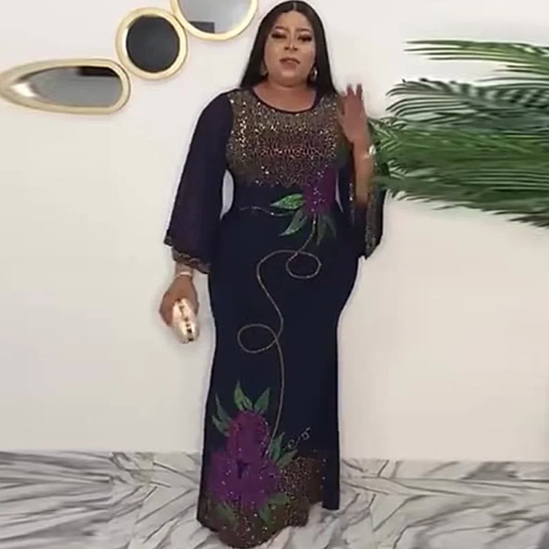 Large Size Women's Clothing Elegant Dresses African Dashiki Flower Boho Robe Abaya Femme Mesh Sleeve Ankara Styles Outfits
Large Size Women's Clothing Elegant Dresses African Dashiki Flower Boho Robe Abaya Femme Mesh Sleeve Ankara Styles Outfits