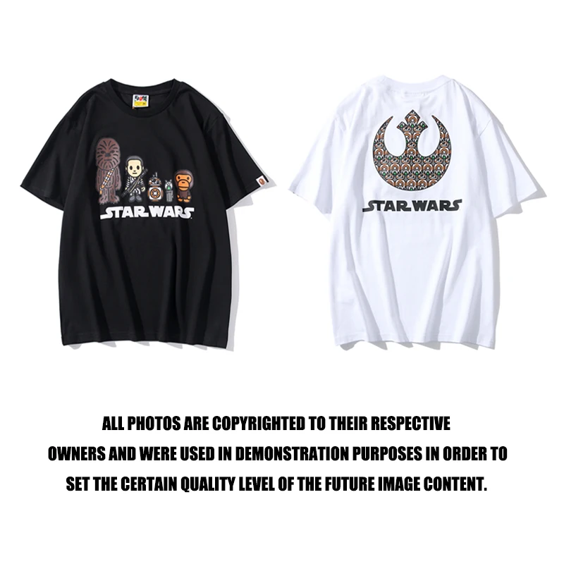 Модная хлопковая футболка BAPE с коротким рукавом в японском стиле, коллекция 2022 года, высококачественная повседневная футболка с коротким р...
Модная хлопковая футболка BAPE с коротким рукавом в японском стиле, коллекция 2022 года, высококачественная повседневная футболка с коротким р...
