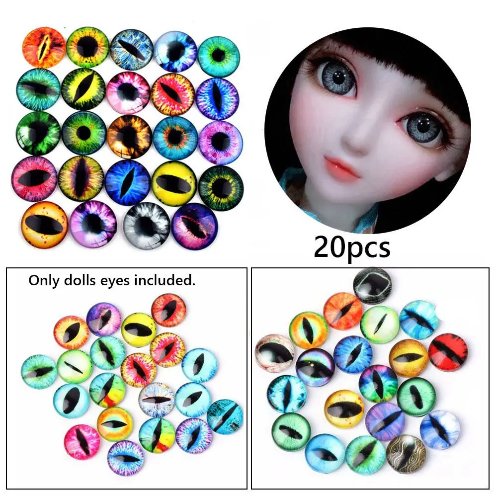 20 Pcs Plastic or Glass Dolls Eyes DIY Crafts Eyeballs Funny for Children Toys Dinosaur Animal Eyes Time Gem Accessories
20 Pcs Plastic or Glass Dolls Eyes DIY Crafts Eyeballs Funny for Children Toys Dinosaur Animal Eyes Time Gem Accessories