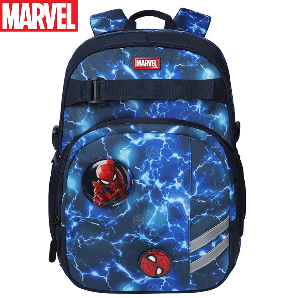 Вместительные школьные ранцы Marvel для мальчиков, рюкзаки с принтом Человека-паука и Железного человека, детская светильник дышащая сумка
Вместительные школьные ранцы Marvel для мальчиков, рюкзаки с принтом Человека-паука и Железного человека, детская светильник дышащая сумка
