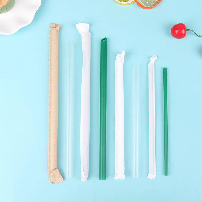 100Pcs Plastic Long Individually Wrapped Straws Milkshake Wide Bubble Tea Straws Straight Tube Milk Tea Straw Bar Tools
100Pcs Plastic Long Individually Wrapped Straws Milkshake Wide Bubble Tea Straws Straight Tube Milk Tea Straw Bar Tools