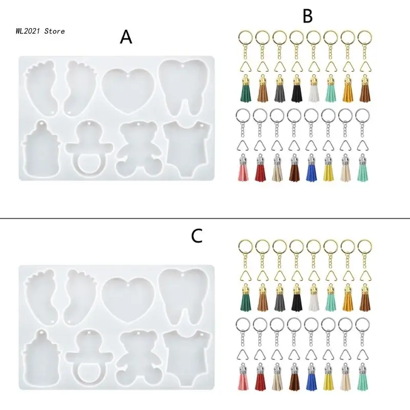 Формы для ног и серег из эпоксидной смолы, формы для ювелирных изделий, для самостоятельного изготовления ожерелья, серег, украшений из смолы, подвесок для брелоков
Формы для ног и серег из эпоксидной смолы, формы для ювелирных изделий, для самостоятельного изготовления ожерелья, серег, украшений из смолы, подвесок для брелоков
