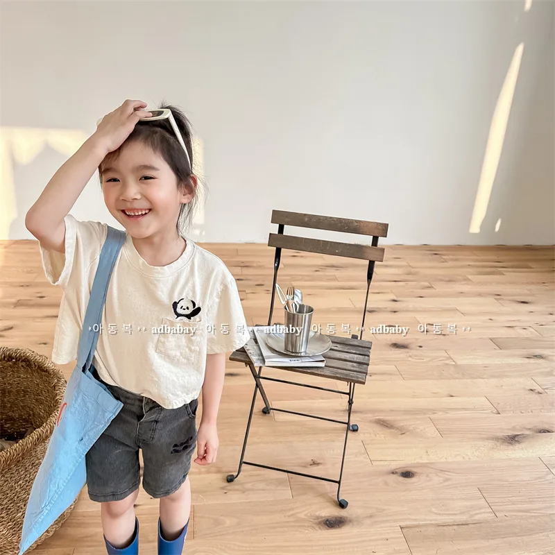 2023 Summer New Children Short Sleeve T Shirts Cotton Cartoon Print Girls Tee Loose Kids Tops Cute Boys T Shirts Baby Clothes 
2023 Summer New Children Short Sleeve T Shirts Cotton Cartoon Print Girls Tee Loose Kids Tops Cute Boys T Shirts Baby Clothes