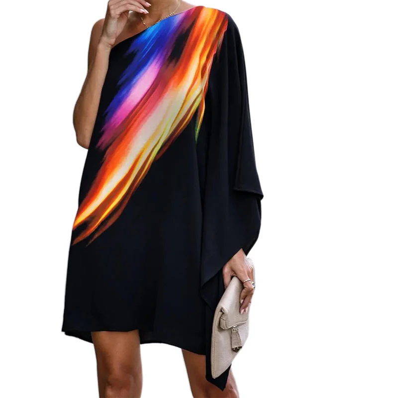 Women Summer Loose Sundress Gradient Print Party Mini Dress 2022 Sleeveless One Shoulder Sexy Dresses Bohemian Beach Vestidos
Women Summer Loose Sundress Gradient Print Party Mini Dress 2022 Sleeveless One Shoulder Sexy Dresses Bohemian Beach Vestidos