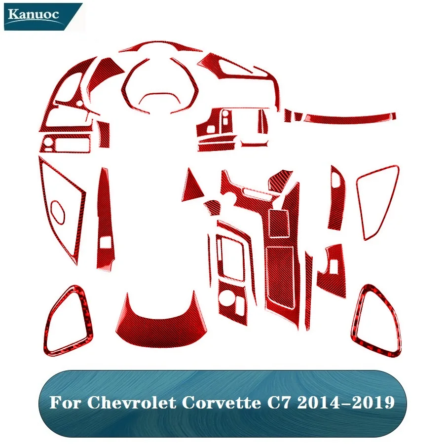 For Chevrolet Corvette C7 2014 2015 2016 2017 2018 2019 Carbon Fiber Red Stickers Car Interior Decorative Accessories
For Chevrolet Corvette C7 2014 2015 2016 2017 2018 2019 Carbon Fiber Red Stickers Car Interior Decorative Accessories