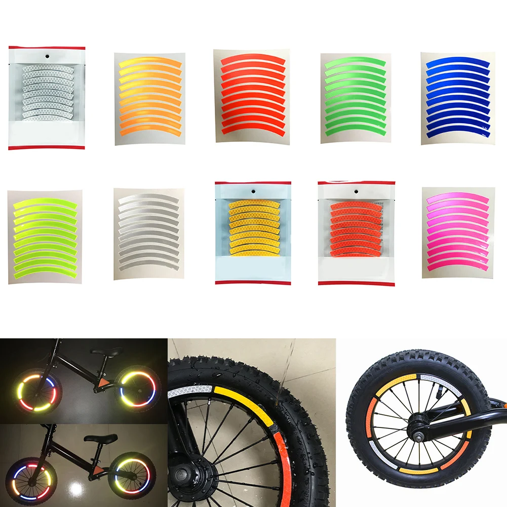 Children Balance Bicycle Wheel Hub Reflective Strip Bike Safety Bright Strips Strongly Reflective, Not Easy To Fade
Children Balance Bicycle Wheel Hub Reflective Strip Bike Safety Bright Strips Strongly Reflective, Not Easy To Fade