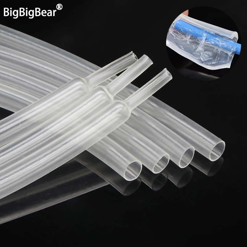 1 ~ 10 м 3:1 термоусадочная трубка с клеем 1,6 ~ 50 мм прозрачная двойная стенка клейкая полиолефиновая рукавная подкладка защита кабеля
1 ~ 10 м 3:1 термоусадочная трубка с клеем 1,6 ~ 50 мм прозрачная двойная стенка клейкая полиолефиновая рукавная подкладка защита кабеля