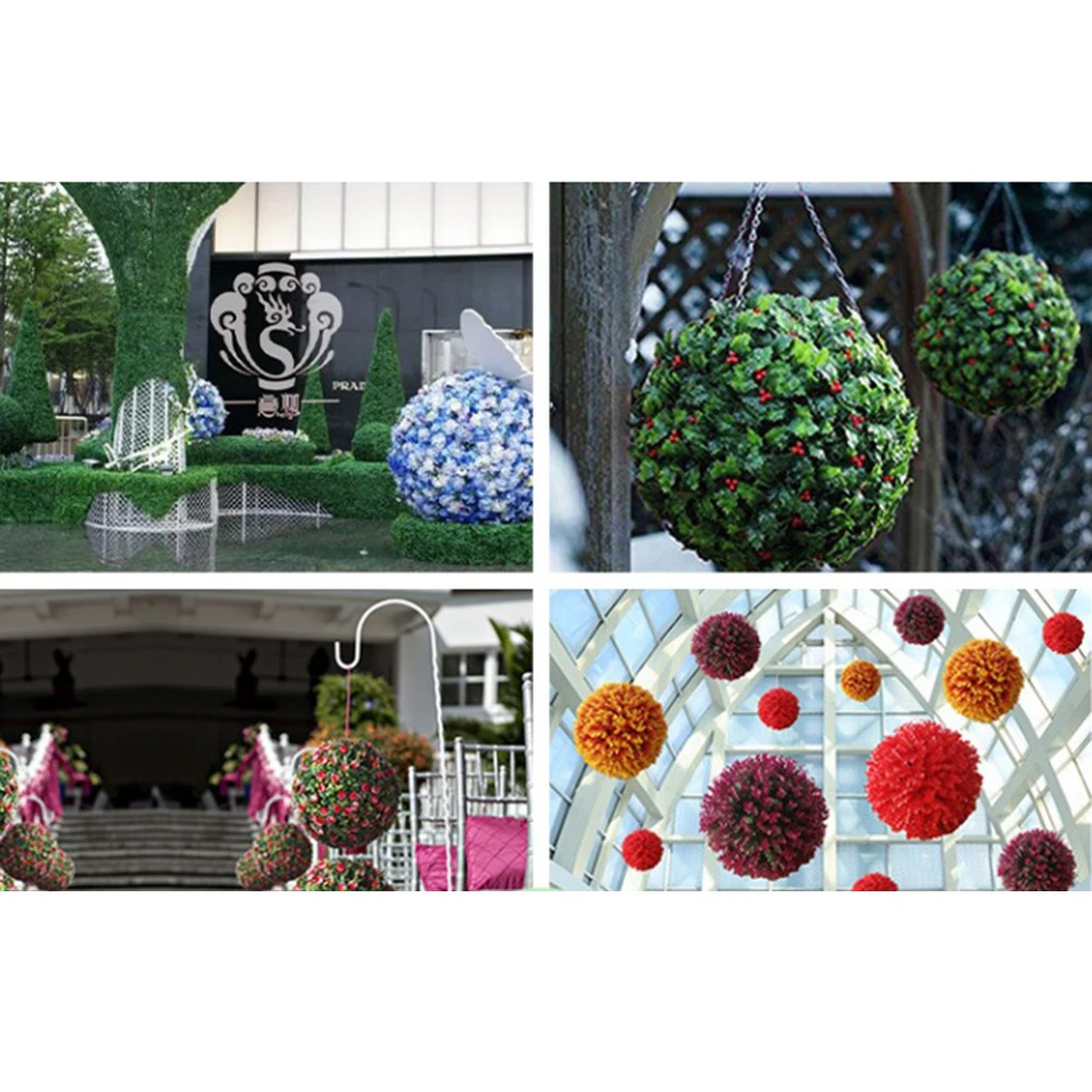 Artificial Rose Flower Ball Half Round Hanging Plant Indoor Outdoor Garden Basket Plant Wedding Party Hotel Corridor Plant Decor
Artificial Rose Flower Ball Half Round Hanging Plant Indoor Outdoor Garden Basket Plant Wedding Party Hotel Corridor Plant Decor