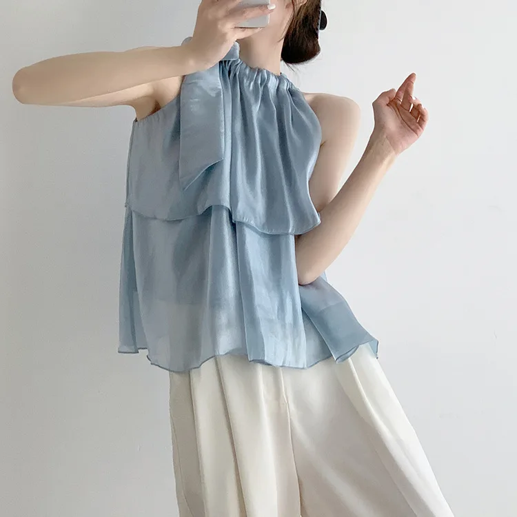 Майка женская с лямкой на шее, пикантный однотонный Тонкий Топ с открытыми плечами, во французском стиле, летний кроп-топ
Майка женская с лямкой на шее, пикантный однотонный Тонкий Топ с открытыми плечами, во французском стиле, летний кроп-топ