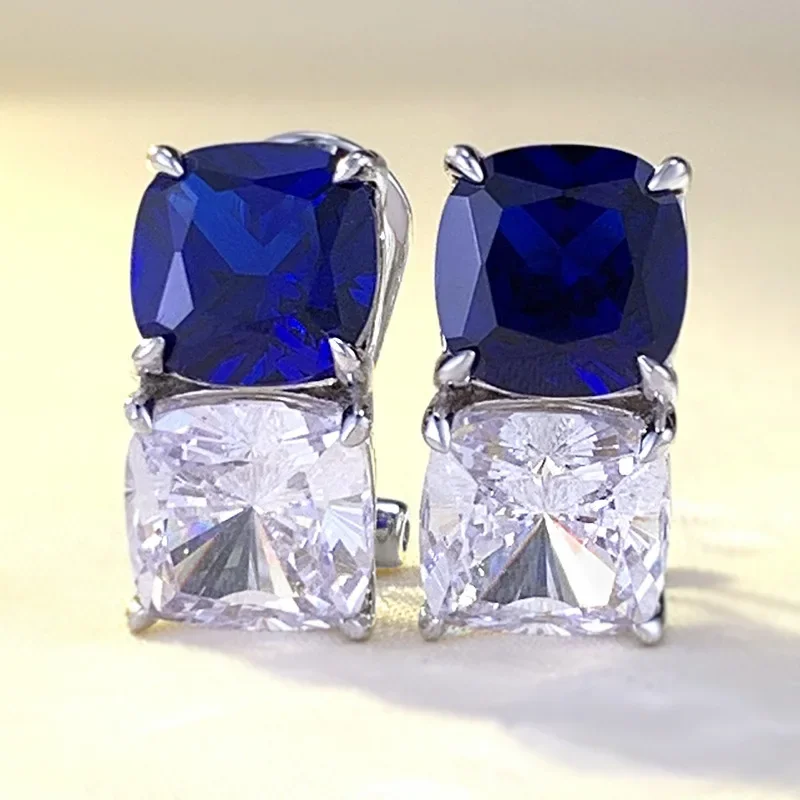 2023 New S925 Silver 4 Carat Blue White Zircon Earrings Fashion Women's Hot Selling in Europe and America
2023 New S925 Silver 4 Carat Blue White Zircon Earrings Fashion Women's Hot Selling in Europe and America