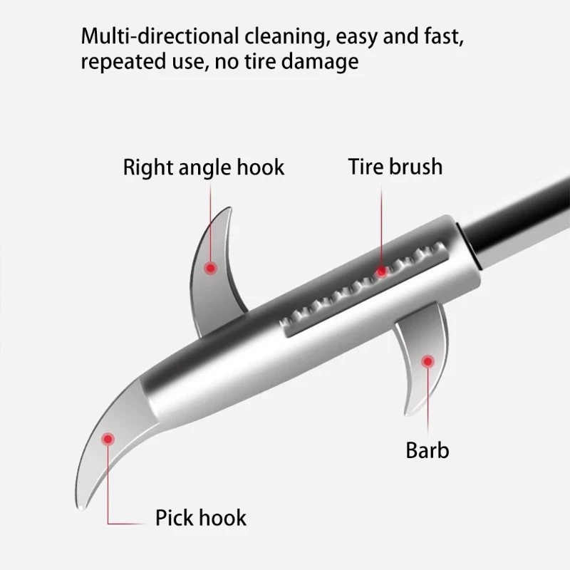 J60F Universal Car Wheel Tire Slot Stone Cleaner Cleaning Hook Tool with Detachable Connector Car Tire Care Tools
J60F Universal Car Wheel Tire Slot Stone Cleaner Cleaning Hook Tool with Detachable Connector Car Tire Care Tools