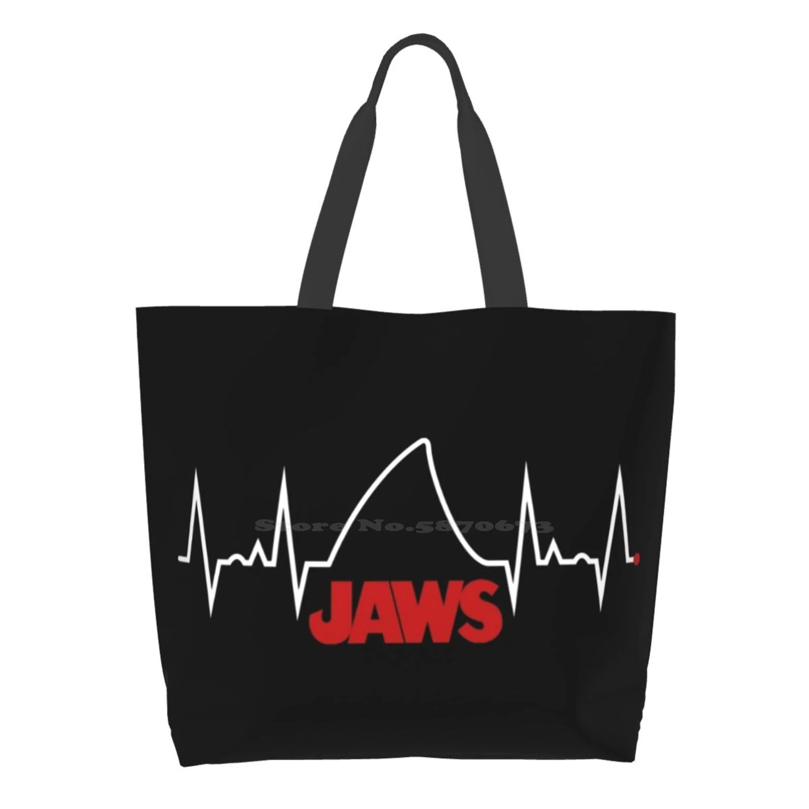 

That Great White Shark Pulse High Quality Large Size Tote Bag That Great White Shark Pulse Thriller 1975