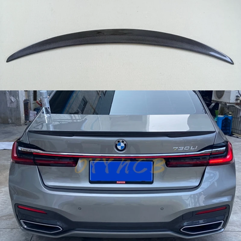 FOR BMW 7 Series G11 G12 740i 750i 760i Sedan P Style Carbon Fiber Rear Spoiler Trunk Wing 2016-2021 FRP Forged carbon 
FOR BMW 7 Series G11 G12 740i 750i 760i Sedan P Style Carbon Fiber Rear Spoiler Trunk Wing 2016-2021 FRP Forged carbon