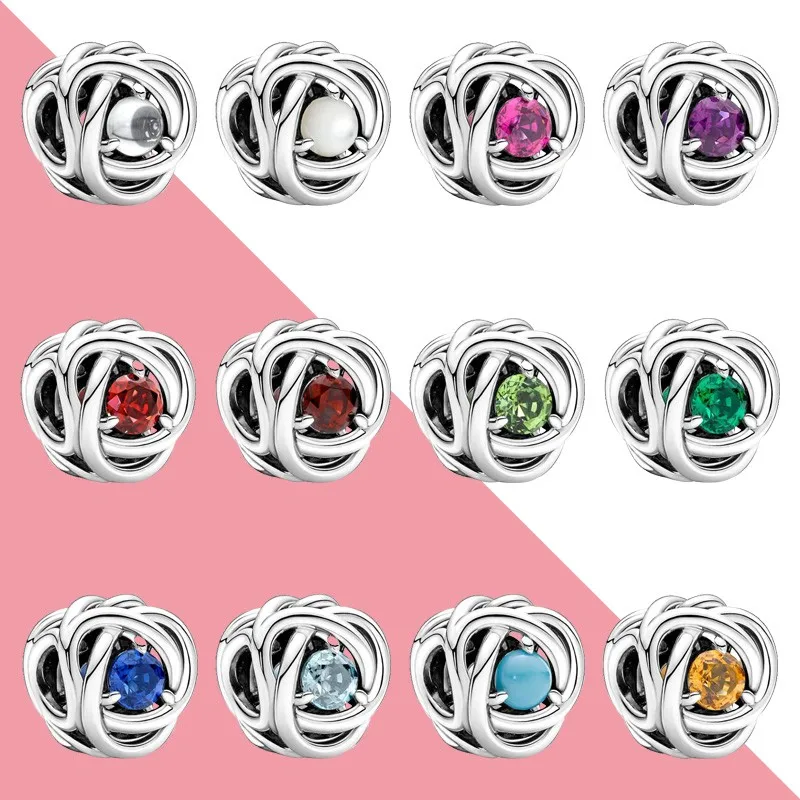 Suitable For Original Pandora Bracelet S925 Sterling Silver Winding Birthday Stone Twelve Color Birthday Stone Charm Diy Jewelry
Suitable For Original Pandora Bracelet S925 Sterling Silver Winding Birthday Stone Twelve Color Birthday Stone Charm Diy Jewelry