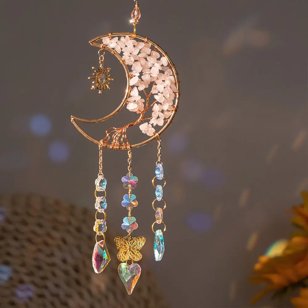 Crystal Wind Chimes Suncatcher Hanging Pendant Light Catcher Rainbow Chaser Jewelry Star Moon Diamond Elegant Home Ornaments
Crystal Wind Chimes Suncatcher Hanging Pendant Light Catcher Rainbow Chaser Jewelry Star Moon Diamond Elegant Home Ornaments