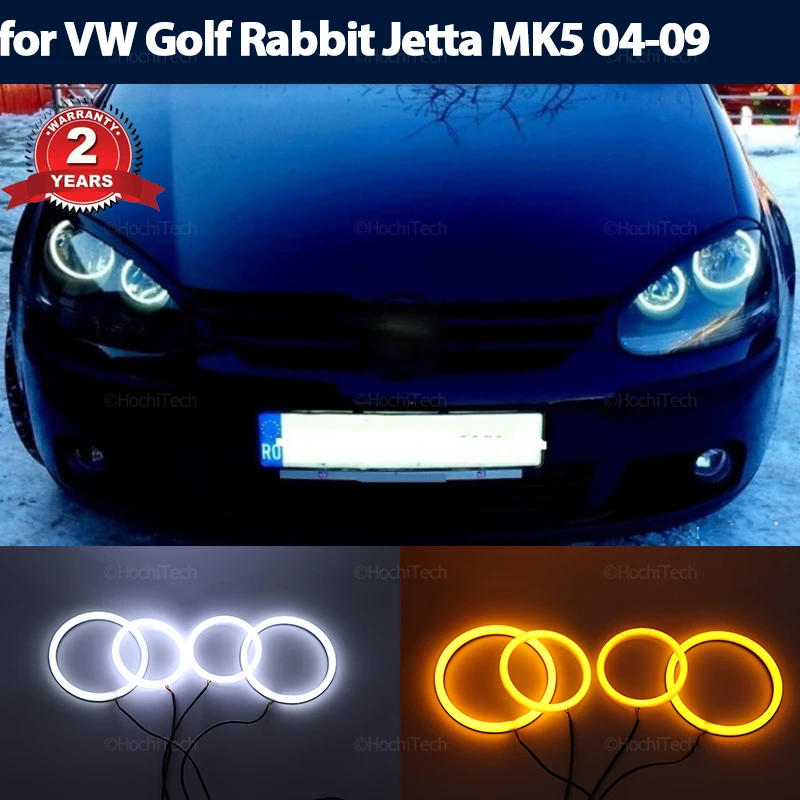 White Yellow Cotton Smd LED Angel Eyes Halo Ring Lamp Turn Signal DRL for Volkswagen VW golf 5 Rabbit Jetta R32 V mk5 2004-2009
White Yellow Cotton Smd LED Angel Eyes Halo Ring Lamp Turn Signal DRL for Volkswagen VW golf 5 Rabbit Jetta R32 V mk5 2004-2009