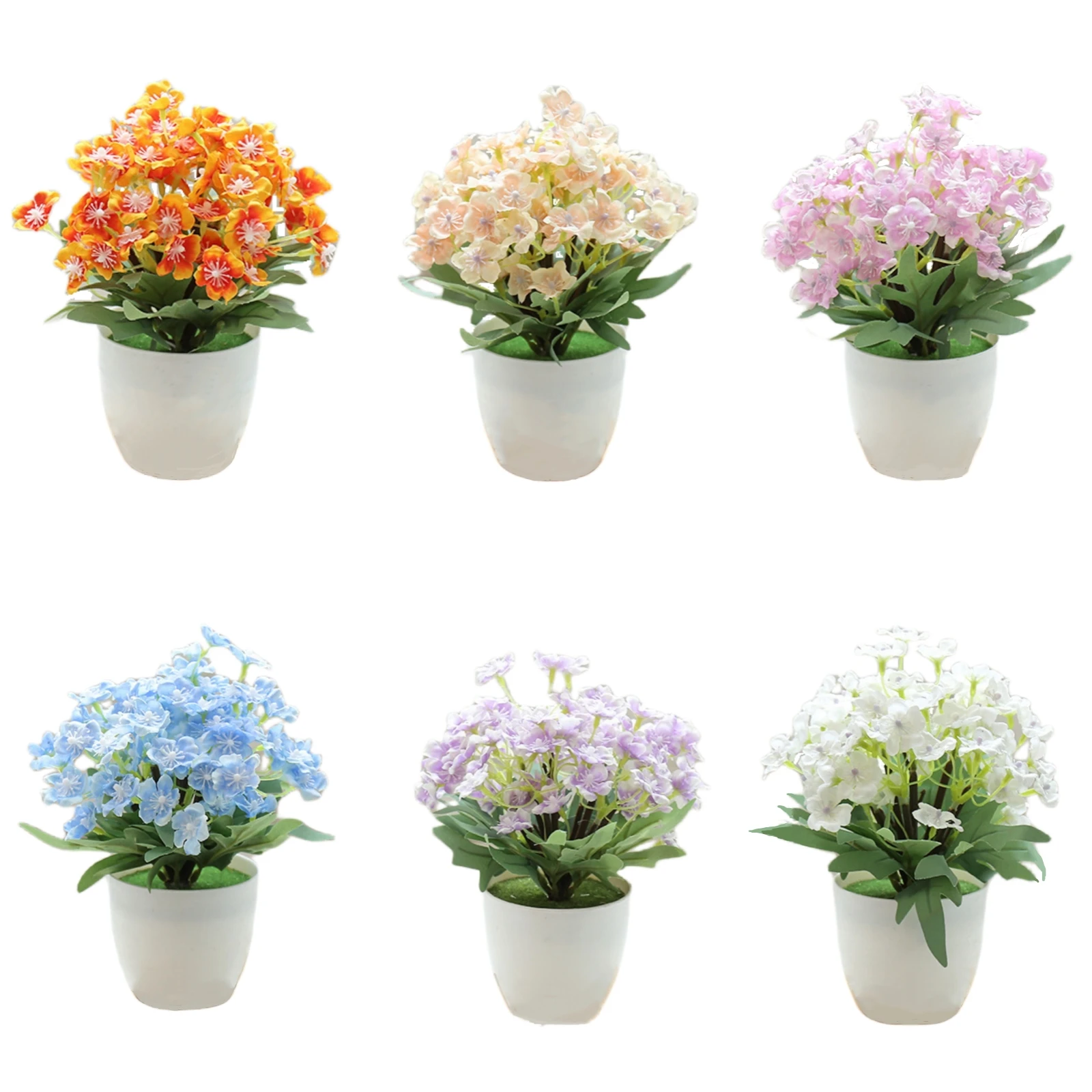 Artificial Flower Potted Fake Plant Bonsai Simulated Botanical Flowers Garden Courtyard Party Wedding Hotel Desktop Decor Flower
Artificial Flower Potted Fake Plant Bonsai Simulated Botanical Flowers Garden Courtyard Party Wedding Hotel Desktop Decor Flower