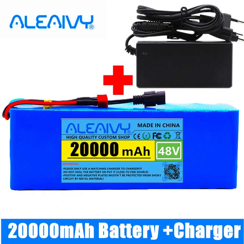 48v Lithium ion Battery 48V 20Ah 1000W 13S3P Lithium ion Battery Pack For 54.6v E-bike Electric Bicycle Scooter With BMS+Charger
48v Lithium ion Battery 48V 20Ah 1000W 13S3P Lithium ion Battery Pack For 54.6v E-bike Electric Bicycle Scooter With BMS+Charger