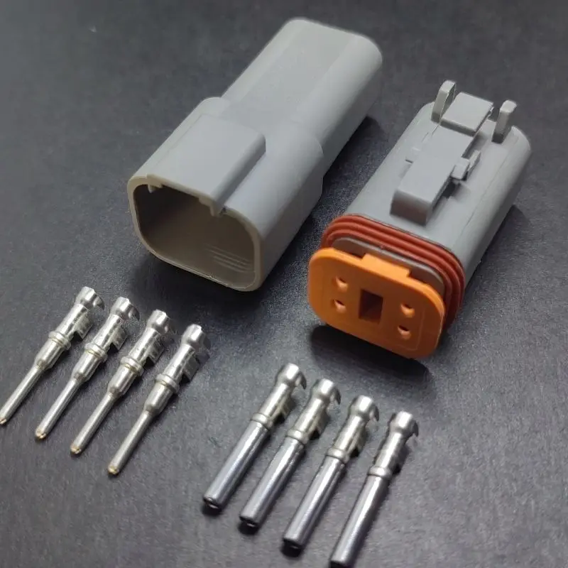 DT-04P/S 1 setsof 4pin 1.5 waterproof male and female car connector plug for car, motorcycle, skateboard,
DT-04P/S 1 setsof 4pin 1.5 waterproof male and female car connector plug for car, motorcycle, skateboard,